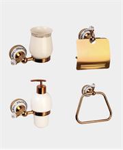 ست سرویس بهداشتی 4 پارچه دلفین مدل 34RG-4